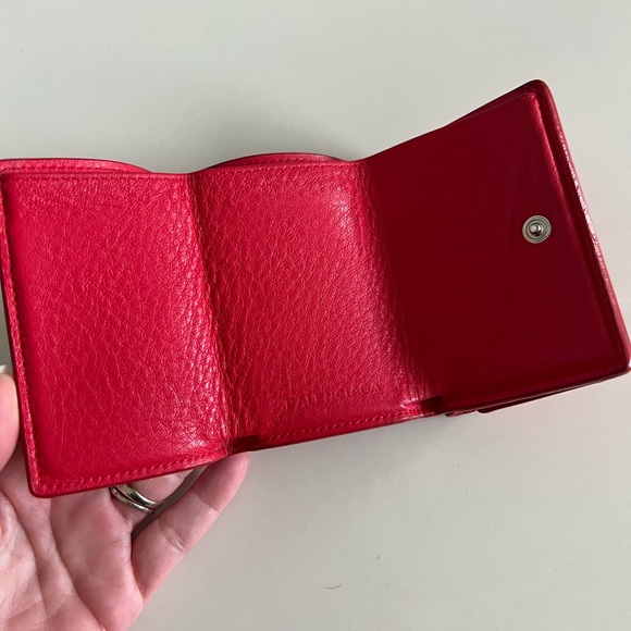 Balenciaga Red Paiper Wallet - Picture 5 of 13